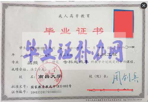 成人高考畢業證